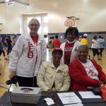 Deltas Greeting the Ladies Ready for Fun